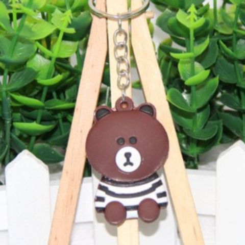 Móc Khóa Gấu Brown Dễ Thương - Móc Khóa Thỏ Cony Độc Đáo, Phụ Kiện Thời Trang Ngộ Nghĩnh