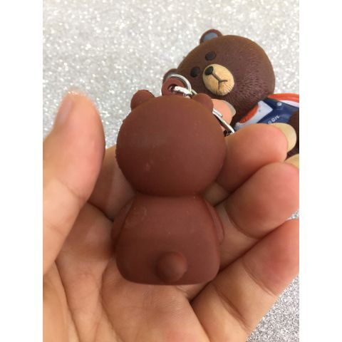 Móc Khóa Gấu Brown Dễ Thương - Móc Khóa Thỏ Cony Độc Đáo, Phụ Kiện Thời Trang Ngộ Nghĩnh
