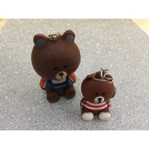Móc Khóa Gấu Brown Dễ Thương - Móc Khóa Thỏ Cony Độc Đáo, Phụ Kiện Thời Trang Ngộ Nghĩnh