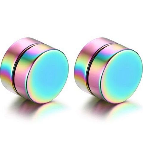 Khuyên Tai Nam Châm Thép Không Gỉ 8mm Dày - Trang Sức Thời Trang Cho Nam - Phong Cách Hipster, Dễ Dàng Đeo