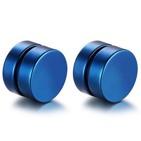 Khuyên Tai Nam Châm Thép Không Gỉ 8mm Dày - Trang Sức Thời Trang Cho Nam - Phong Cách Hipster, Dễ Dàng Đeo