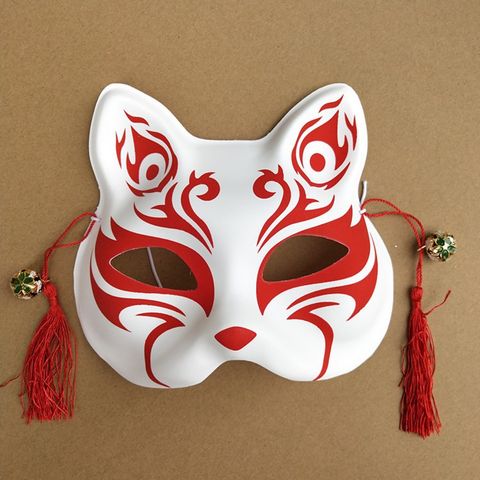 Mặt Nạ Cáo Nhựa Anime Manga Nhật Bản - Trang Trí Hóa Trang Halloween Cosplay Cho Fan Otaku