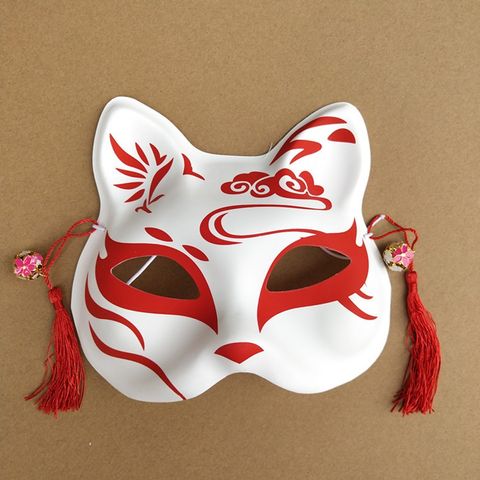 Mặt Nạ Cáo Nhựa Anime Manga Nhật Bản - Trang Trí Hóa Trang Halloween Cosplay Cho Fan Otaku