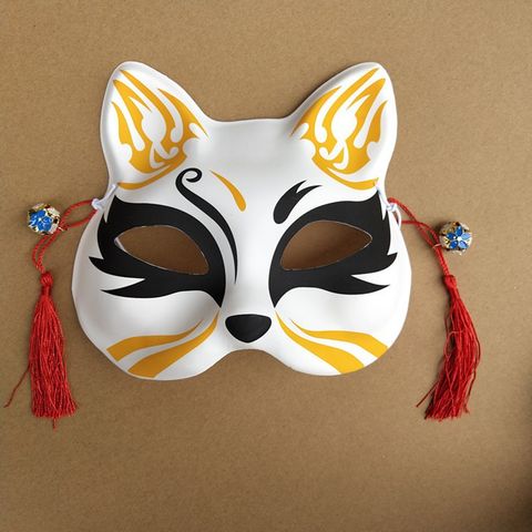 Mặt Nạ Cáo Nhựa Anime Manga Nhật Bản - Trang Trí Hóa Trang Halloween Cosplay Cho Fan Otaku