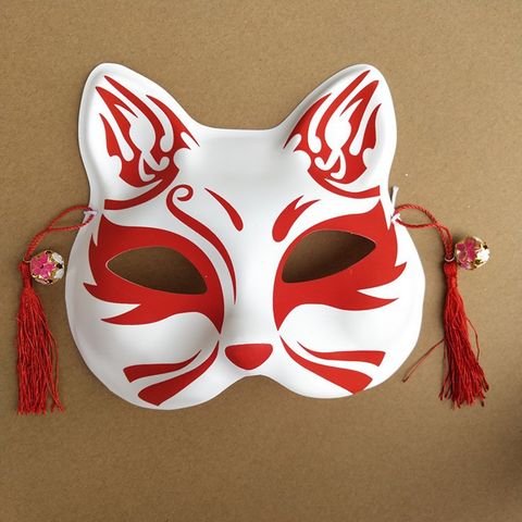 Mặt Nạ Cáo Nhựa Anime Manga Nhật Bản - Trang Trí Hóa Trang Halloween Cosplay Cho Fan Otaku