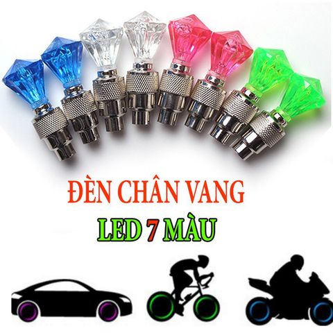 Đèn LED Van Xe Nháy 7 Màu - Phát Sáng Khi Chạy, Lắp Được Cho Xe Đạp, Xe Máy, Ô Tô - Trang Trí An Toàn và Nổi Bật