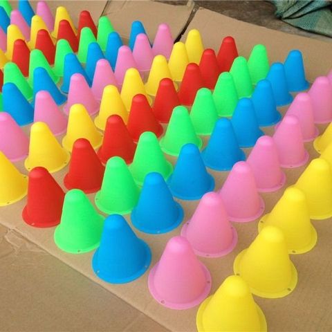 Cốc chướng ngại vật nấm màu sắc - Bóng đá, Trượt Patin - Bộ 10/20/30/40/50, Vật liệu PE Bền, An Toàn cho Trẻ Em