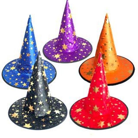 Mũ Phù Thủy Hóa Trang Halloween - Mẫu Gấp Gọn Đáng Yêu Cho Bé - Phụ Kiện Giáng Sinh Thú Vị