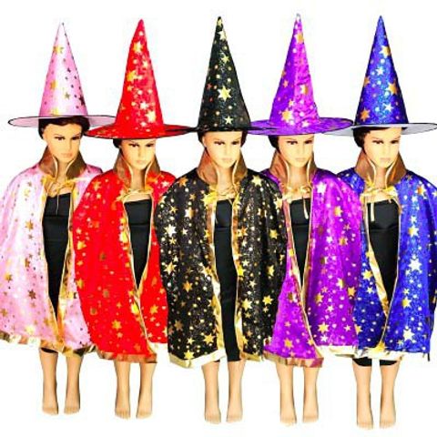 Mũ Phù Thủy Hóa Trang Halloween - Mẫu Gấp Gọn Đáng Yêu Cho Bé - Phụ Kiện Giáng Sinh Thú Vị