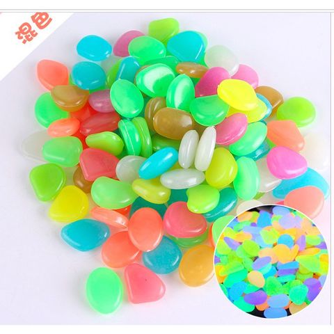 Set 50 Đá Dạ Quang Nhiều Màu Phát Sáng Cho Bể Cá Cảnh - Trang Trí Độc Đáo, Đèn Ngủ Phát Sáng Trong Đêm