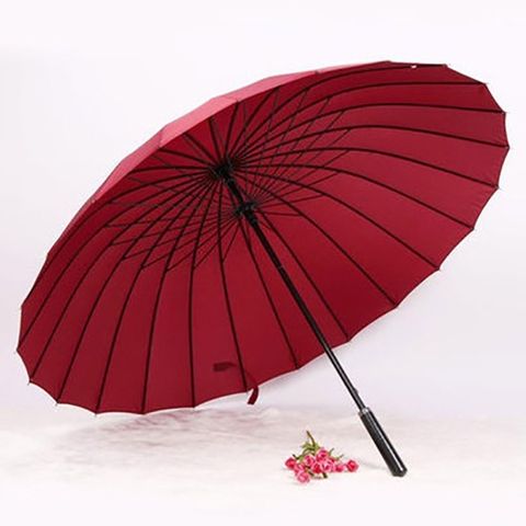 Ô Dù 24 Nan Cao Cấp - Dù Chống Lật Siêu Cứng, Che Nắng Mưa, Kích Thước Lớn 116cm, Quai Đeo Tiện Lợi cho Gia Đình và Chụp Ảnh Nghệ Thuật