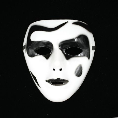 Mặt Nạ Jabbawockeez Họa Tiết Trắng Đen - Mặt Nạ Vẽ Giọt Nước Độc Đáo Cho Halloween và Hóa Trang