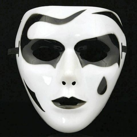 Mặt Nạ Jabbawockeez Họa Tiết Trắng Đen - Mặt Nạ Vẽ Giọt Nước Độc Đáo Cho Halloween và Hóa Trang