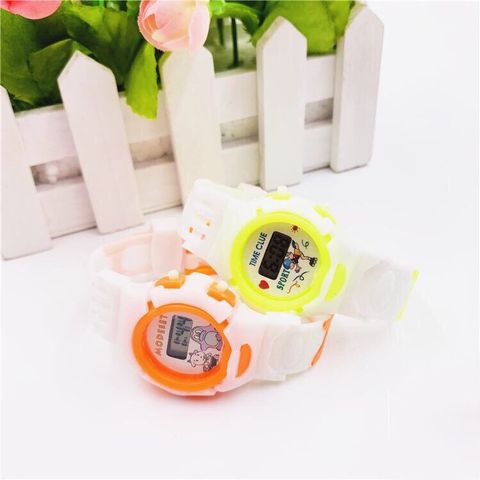 Đồng Hồ Điện Tử Trẻ Em TIME CLUE Sport Hoạt Hình Ngộ Nghĩnh - Chất Liệu Nhựa, Mặt 32mm, Bảo Hành 6 Tháng
