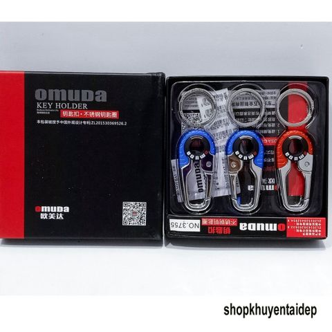 Móc Khóa Cao Cấp OMUDA 3754 - Màu Cam Thanh Lịch & Xanh Hi Vọng, Chắc Chắn Chống Gỉ, Thời Trang Phụ Kiện Ô Tô & Xe Máy