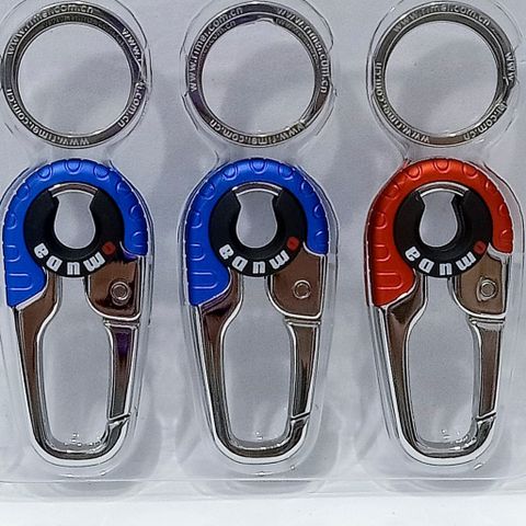 Móc Khóa Cao Cấp OMUDA 3754 - Màu Cam Thanh Lịch & Xanh Hi Vọng, Chắc Chắn Chống Gỉ, Thời Trang Phụ Kiện Ô Tô & Xe Máy