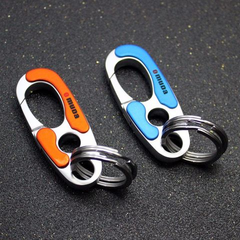 Móc Khóa Cao Cấp OMUDA 3754 - Màu Cam Thanh Lịch & Xanh Hi Vọng, Chắc Chắn Chống Gỉ, Thời Trang Phụ Kiện Ô Tô & Xe Máy