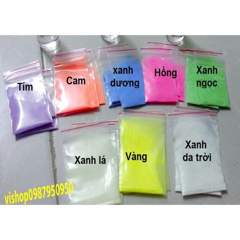 Bột Dạ Quang Phát Sáng Trong Đêm - Gói 10g/20g/30g/40g/50g, Chất Liệu An Toàn, Trang Trí Độc Đáo Cho Nghệ Thuật và Sáng Tạo