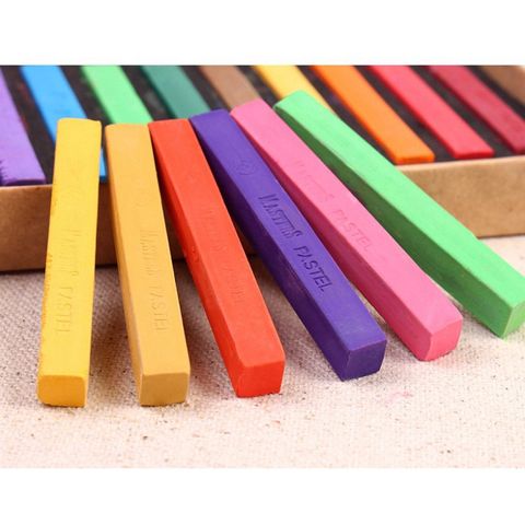 Bộ 24 Màu Phấn Tiên Master Pastel - Dùng Tô Màu Hoa Đất, Làm Tượng Chibi, Trang Điểm Búp Bê và Nhuộm Tóc An Toàn cho Trẻ Em
