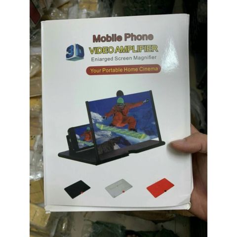 Kính Phóng To Màn Hình Điện Thoại 3D - Giảm Mỏi Mắt, Chất Liệu Cao Cấp, Tương Thích Tất Cả Smartphone