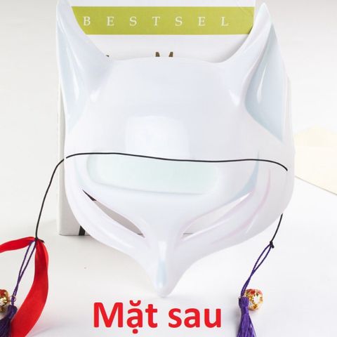 Mặt Nạ Cosplay Cáo Kitsune - 8 Mẫu Khác Nhau, Chất Liệu Nhựa Dẻo, Thích Hợp Cho Anime và Các Sự Kiện Hóa Trang