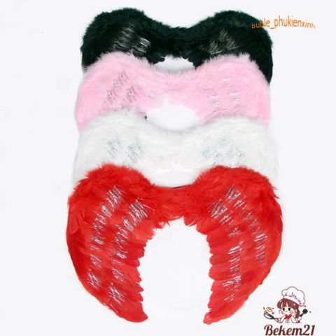 Cánh Thiên Thần Trắng Bằng Lông Vũ - Đạo Cụ Chụp Ảnh Xinh Xắn Dành Cho Trẻ Sơ Sinh, Quà Tặng Bé Trai Bé Gái