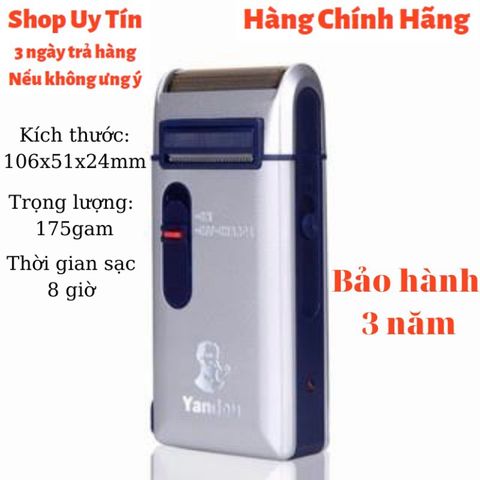 Máy Cạo Râu Yandou SC W301U - Nhỏ Gọn, Siêu Bền, Chính Hãng, Bảo Hành 36 Tháng - Phụ Kiện Chăm Sóc Nam Giovani