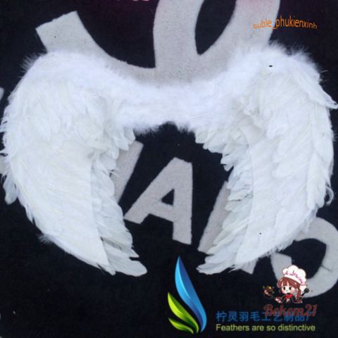 Bộ Cánh Thiên Thần Trắng Cho Bé - Trang Phục Chụp Ảnh Đáng Yêu, Cosplay Thiên Thần, Chất Liệu Lông Mịn, Bền Đẹp