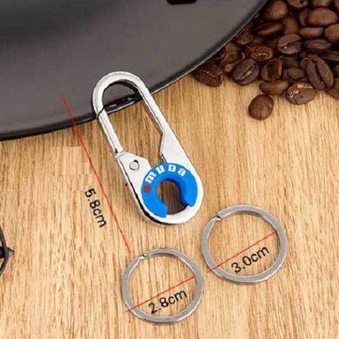 Móc Khóa Inox Cao Cấp OMUDA - Phụ Kiện Thời Trang Nam Sang Trọng, Chống Gỉ Sét, Hộp Quà Tặng Sang Trọng