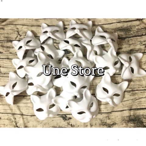 Mặt Nạ Cáo Trơn DIY - Phụ Kiện Trang Trí Hóa Trang Cosplay Halloween - Sáng Tạo Chiếc Mặt Nạ Của Bạn