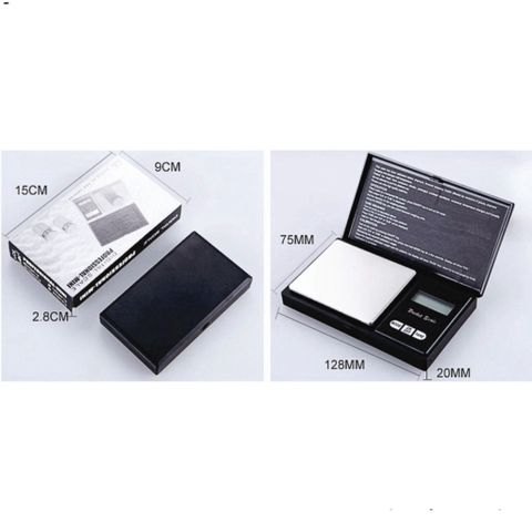 Cân Điện Tử Tiểu Ly Mini 500g/0.01g Chính Xác - Cân Trang Sức, Dược Liệu, Mỹ Phẩm - Tiện Lợi Mang Theo Mọi Nơi