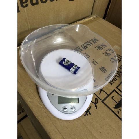 Cân Điện Tử Mini Có Tô 5kg - Cân Nhà Bếp Tiện Lợi, Độ Chính Xác Cao, Thiết Kế Đẹp, Phù Hợp Làm Bánh, Rau, Củ Quả