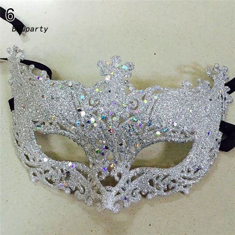 Mặt nạ hóa trang sang trọng cho nữ - Phụ kiện tiệc Halloween, lễ hội, masquerade, chất lượng cao, thiết kế lấp lánh