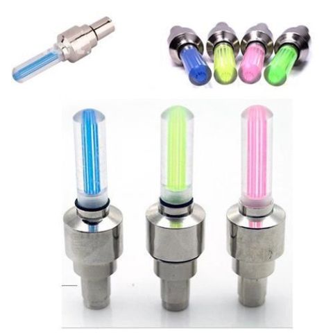 Bộ 2 Đèn LED Gắn Van Xe Máy, Ô Tô, Xe Đạp - Đèn Phát Sáng Nhiều Màu Sắc, An Toàn Khi Lái Xe và Thời Trang độc đáo