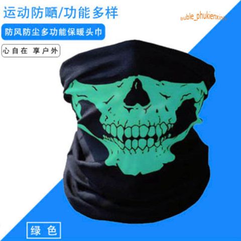 Khăn Đa Năng Phượt Trùm Đầu Họa Tiết Xương - Chống Nắng, Bụi, Phụ Kiện Du Lịch Thể Thao Cho Nam Nữ