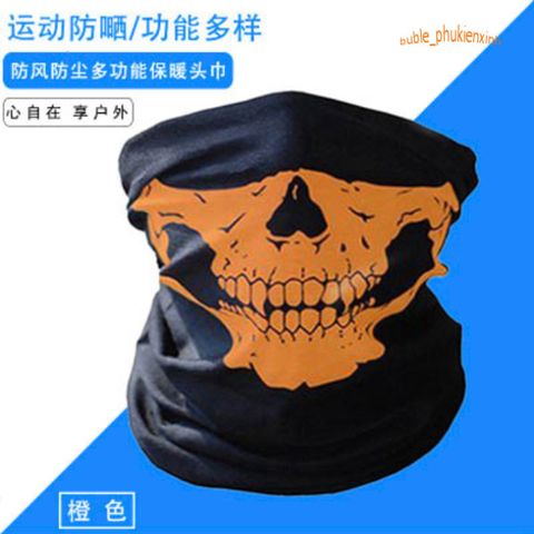 Khăn Đa Năng Phượt Trùm Đầu Họa Tiết Xương - Chống Nắng, Bụi, Phụ Kiện Du Lịch Thể Thao Cho Nam Nữ