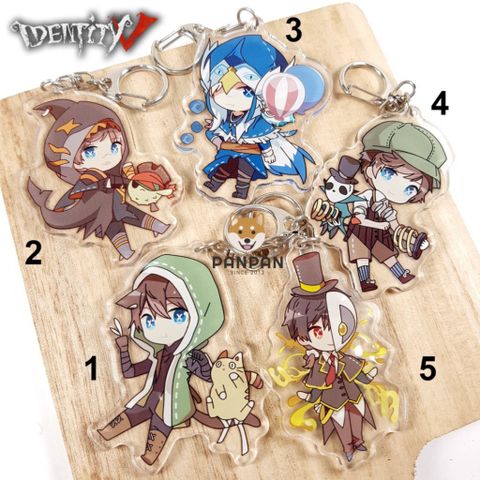 Móc Khoá Acrylic Anime Identity V Skin 4 - Kích Thước 6cm, In Màu 2 Mặt, Phụ Kiện Thời Trang Độc Đáo