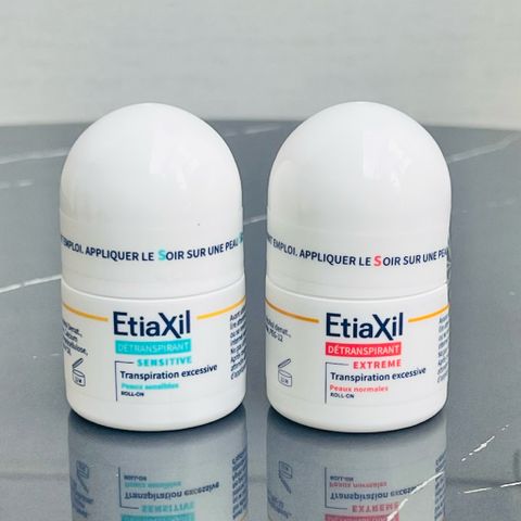 Lăn Khử Mùi Etiaxil 15ml - Dành Cho Da Nhạy Cảm, Kiểm Soát Mồ Hôi & Mùi Cơ Thể Lâu Dài, Không Mùi, Không Gây Nhờn