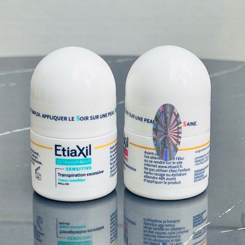 Lăn Khử Mùi Etiaxil 15ml - Dành Cho Da Nhạy Cảm, Kiểm Soát Mồ Hôi & Mùi Cơ Thể Lâu Dài, Không Mùi, Không Gây Nhờn