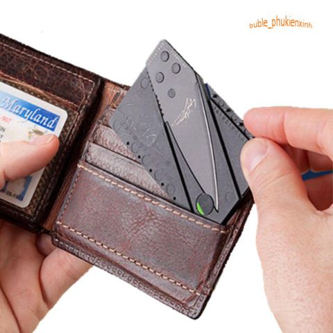 Dao ATM Đa Năng Gọn Nhẹ - Dụng Cụ Cắt Gọt Tiện Lợi Cho Du Lịch, Dã Ngoại, Nấu Nướng - Chất Liệu Thép Không Gỉ, Giao Hàng Nhanh