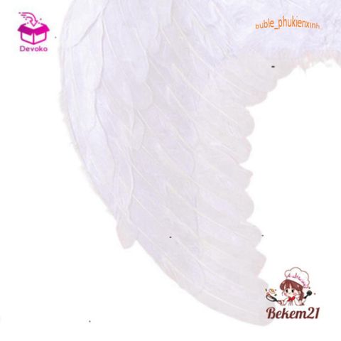 Trang phục cánh thiên thần DEVOKO - Phụ kiện hóa trang độc đáo cho Halloween, tiệc tùng và biểu diễn nghệ thuật