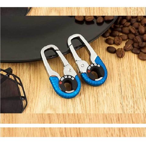 Móc Khóa Inox Cao Cấp OMUDA Chống Gỉ & Xước - Phụ Kiện Sang Trọng Dành Cho Phái Mạnh, Hộp Quà Tặng Nguyệt Bảo