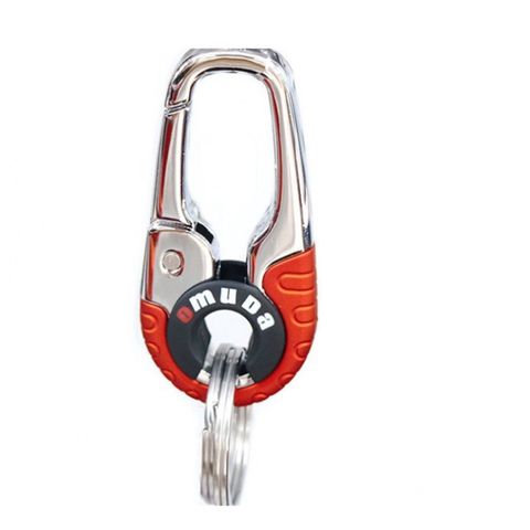 Móc Khóa Inox Cao Cấp OMUDA Chống Gỉ & Xước - Phụ Kiện Sang Trọng Dành Cho Phái Mạnh, Hộp Quà Tặng Nguyệt Bảo