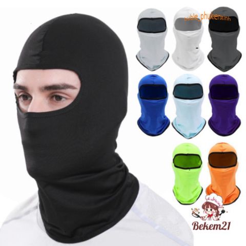 Mặt Nạ Thể Thao Chống Nắng Chất Liệu Lụa Lạnh - Mũ Đạp Xe Đẹp Thời Trang Dành Cho Mùa Hè, Chống Gió, Thoáng Khí