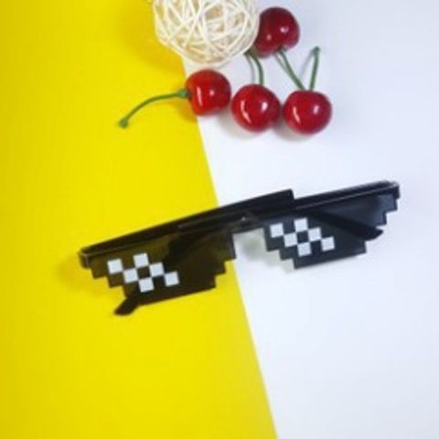 Kính Thug Life 8Bit Chất Lượng Cao - Kính Mát Thời Trang Dành Cho Nam Nữ, Phong Cách Độc Đáo, Thiết Kế Cute, Hot Trend 2023