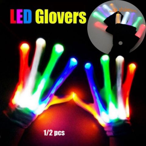 Găng Tay Phát Sáng LED Anime Lấp Lánh - Phụ Kiện Cosplay Độc Đáo Cho Tiệc Halloween, Nhảy Đầm, Concert