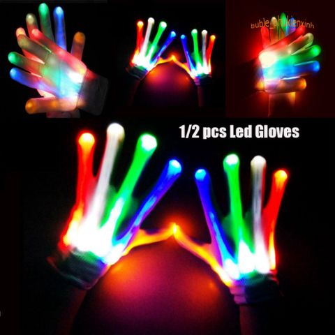 Găng Tay Phát Sáng LED Anime Lấp Lánh - Phụ Kiện Cosplay Độc Đáo Cho Tiệc Halloween, Nhảy Đầm, Concert
