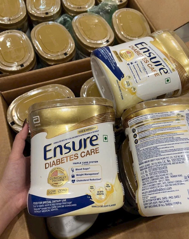 Sữa Ensure Diabetes Care 400g - Dinh Dưỡng Cân Bằng Cho Người Bị Tiểu Đường, Hỗ Trợ Kiểm Soát Đường Huyết, Hương Vani Dễ Uống