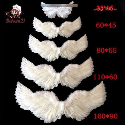 Cánh Thiên Thần và Cánh Ác Quỷ - Đạo Cụ Chụp Ảnh Halloween, Phụ Kiện Cosplay Độc Đáo với Đũa Ma Thuật và Băng Đô