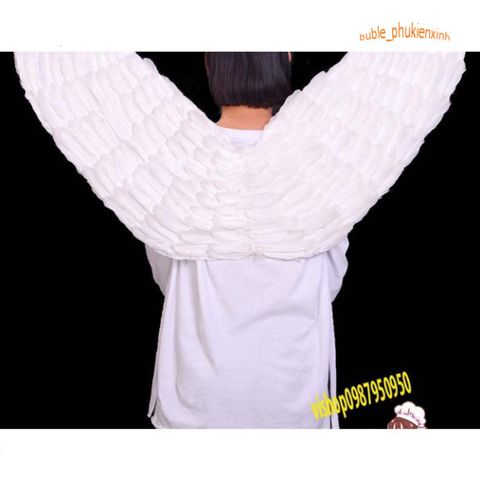 Cánh Thiên Thần Mềm Mại Lông Vũ Dành Cho Người Lớn - Trang Phục Halloween và Dịp Lễ Rực Rỡ, Quà Tặng Hấp Dẫn